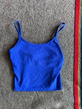 Beyond Yoga Royal Blue Slim Spaghetti Strap top